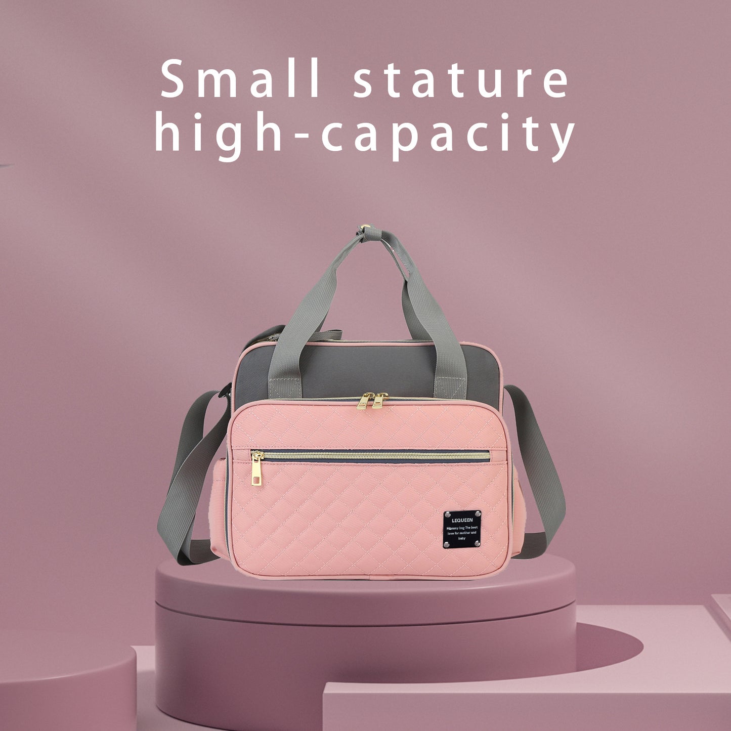 Fashionable Large Capacity Waterproof One-shoulder Diagonal Mummy Bag