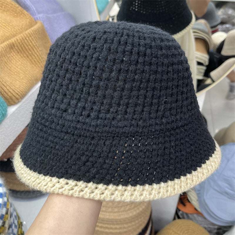 Women's Fashion Versatile Wool Knitting Fisherman's Hat