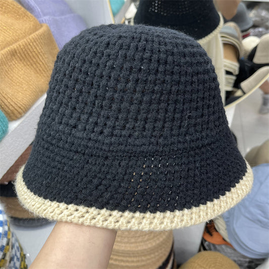 Women's Fashion Versatile Wool Knitting Fisherman's Hat