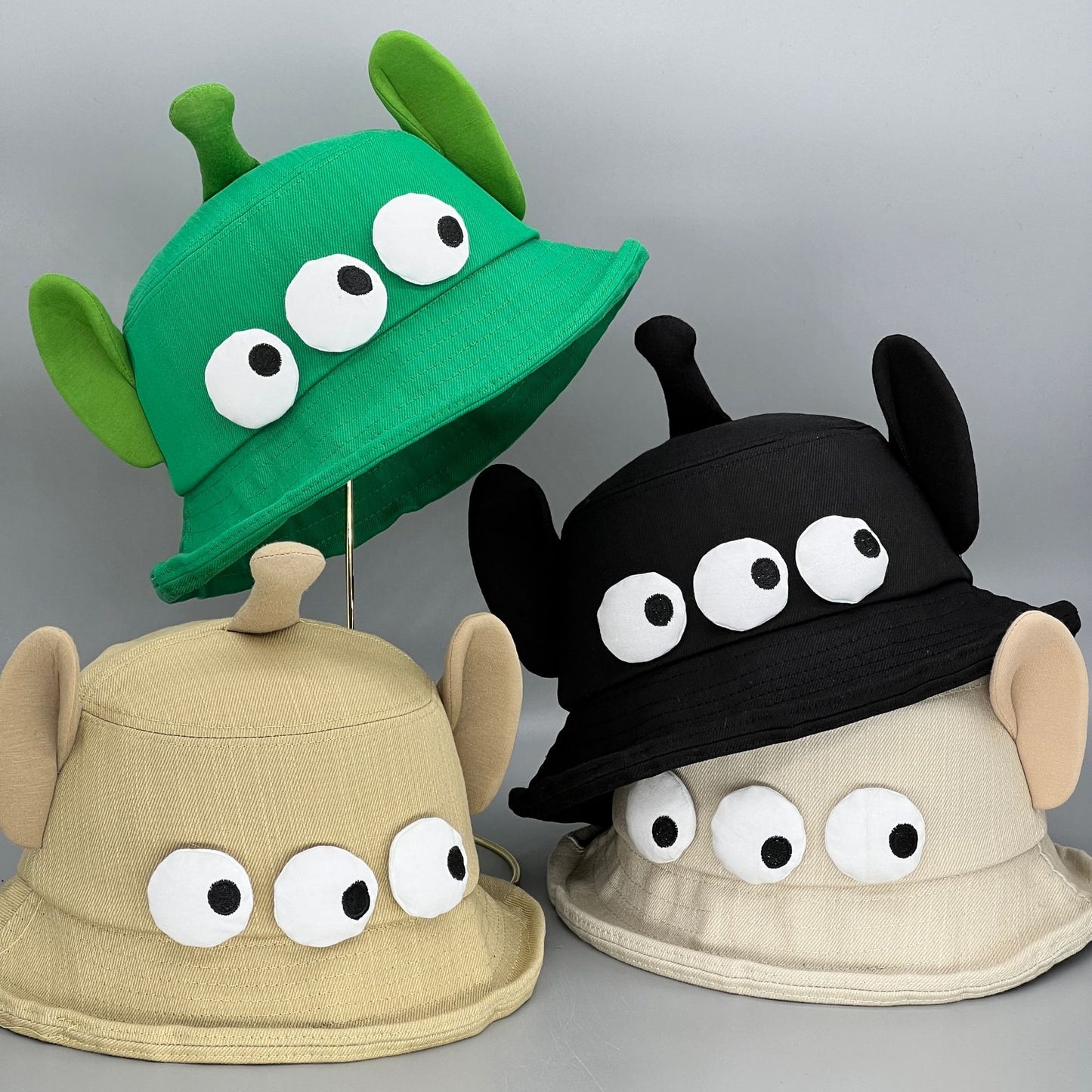 Cute Funny Three-eye Big Ears Bucket Hat Children