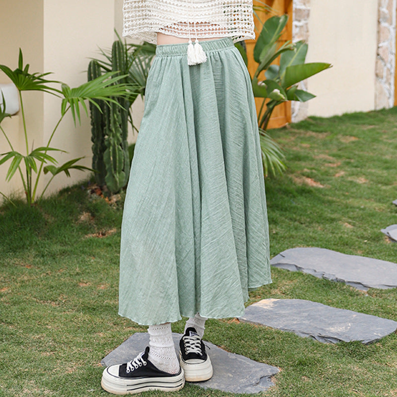 High Waist Slimming Loose Skirt