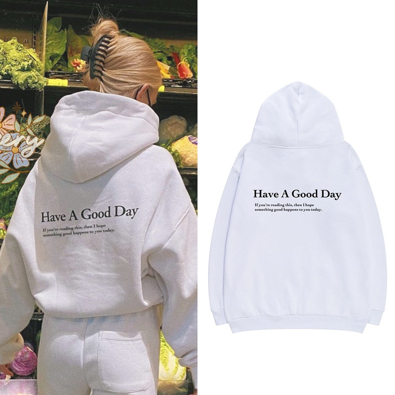 Women's Letter Loose Slouchy Sweatshirt