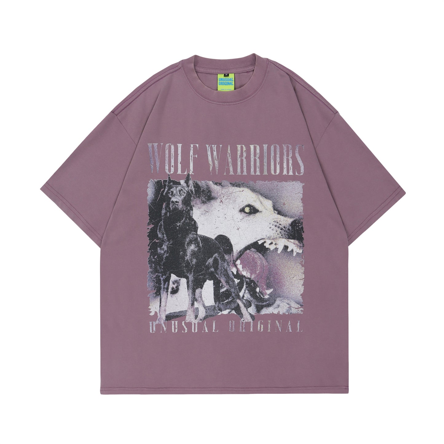 American Street Retro Oil Painting Theme Short Sleeve T-shirt