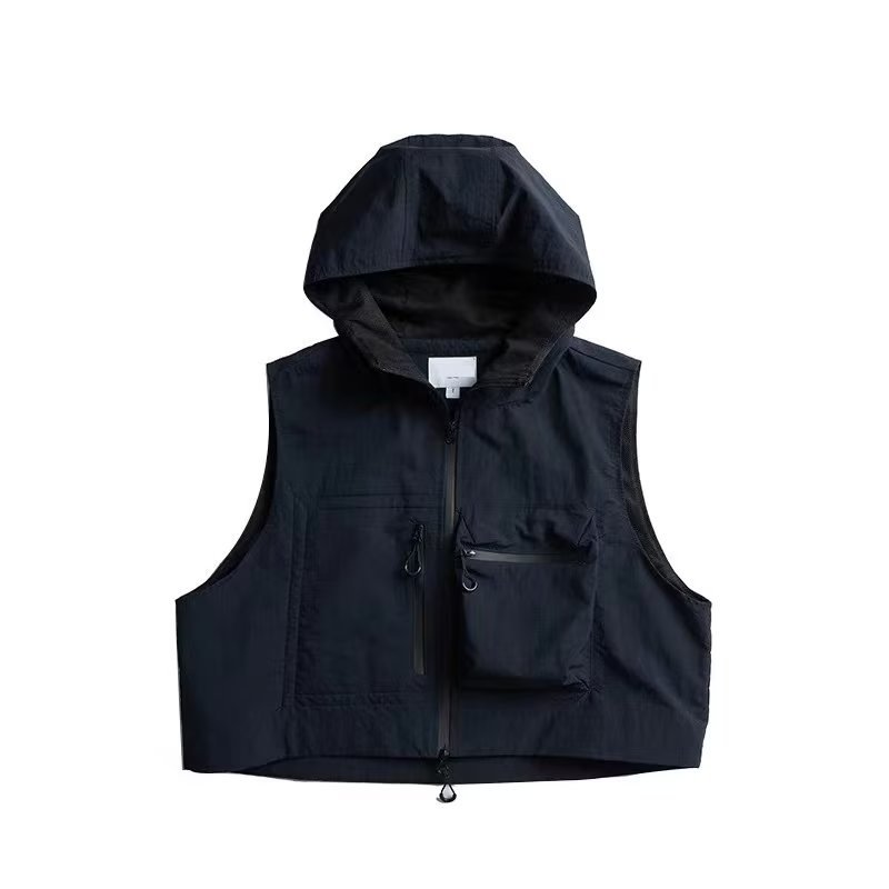 Summer Thin Short Frock Vest Coat For Men