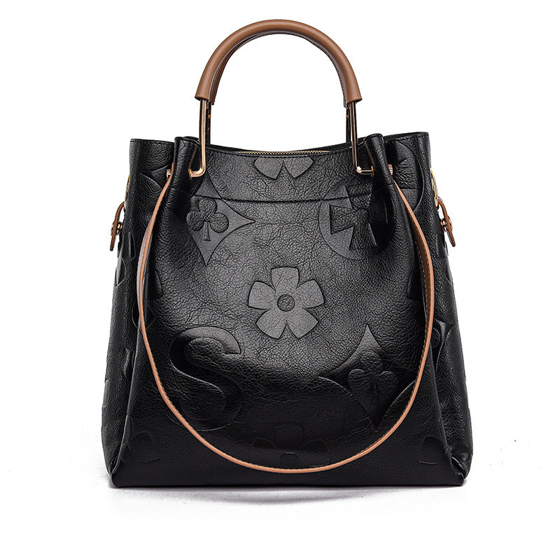 Lady Temperament Large Capacity Vintage Handbag