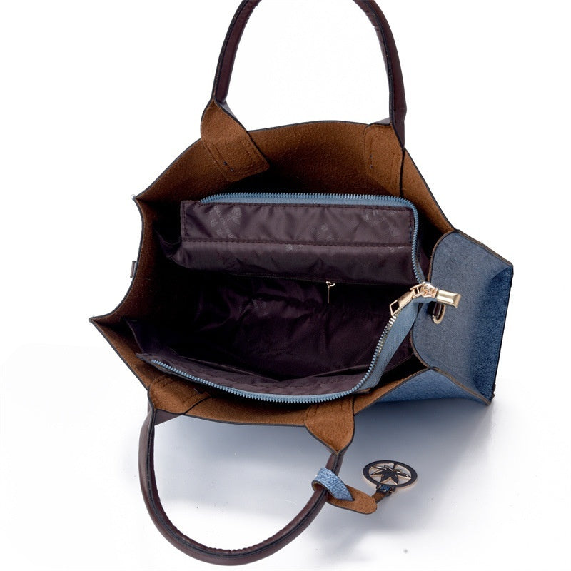 Tre-delt håndtaske skuldertaske crossbody