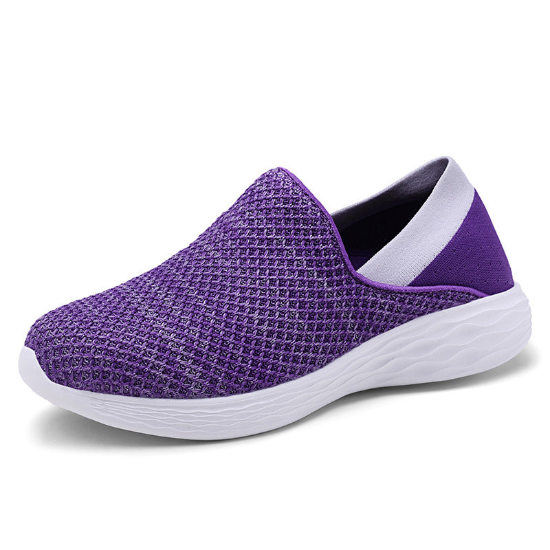 Women's Fashion Casual Flyknit Mesh Sneakers