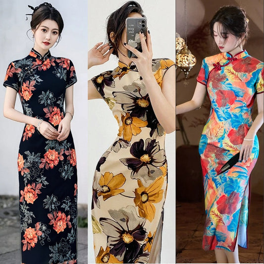 New Summer Stylish Slim-fit Long Dress For Young Girls