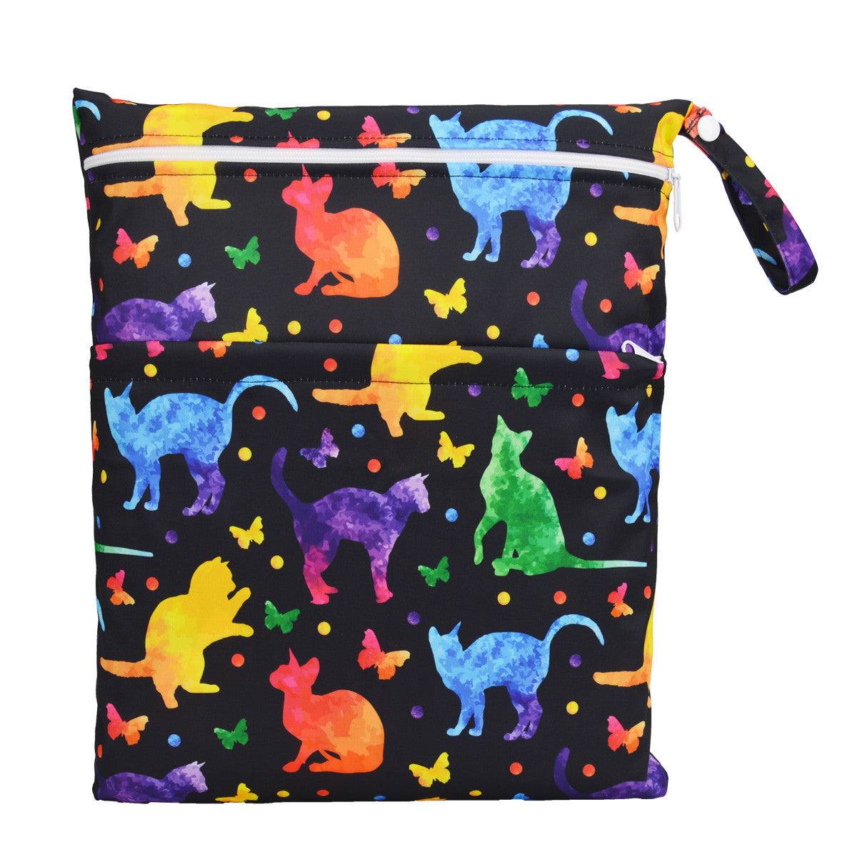 Large Capacity Double Pocket Buggy Diaper Bag Medium Size