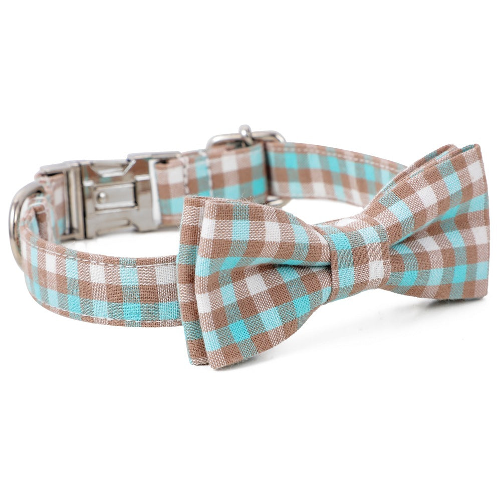 Cotton Alloy Buckle Dog Collar
