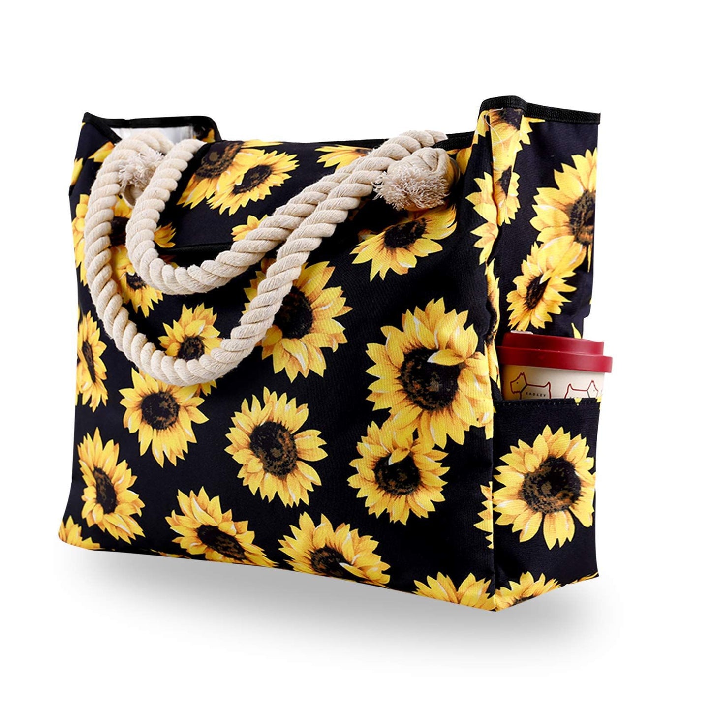 Large Capacity Crossbody Fashion Print Women's Canvas Beach Bag