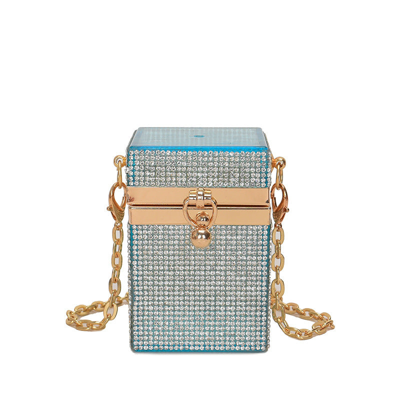 Fashion Chain Hand-held Women's Messenger Box Bag