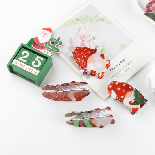 Creative Versatile Santa Claus Themed Hair Clips