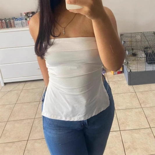 Sleeveless Short Cropped Top Cross-border Vest Women's Commuting Style