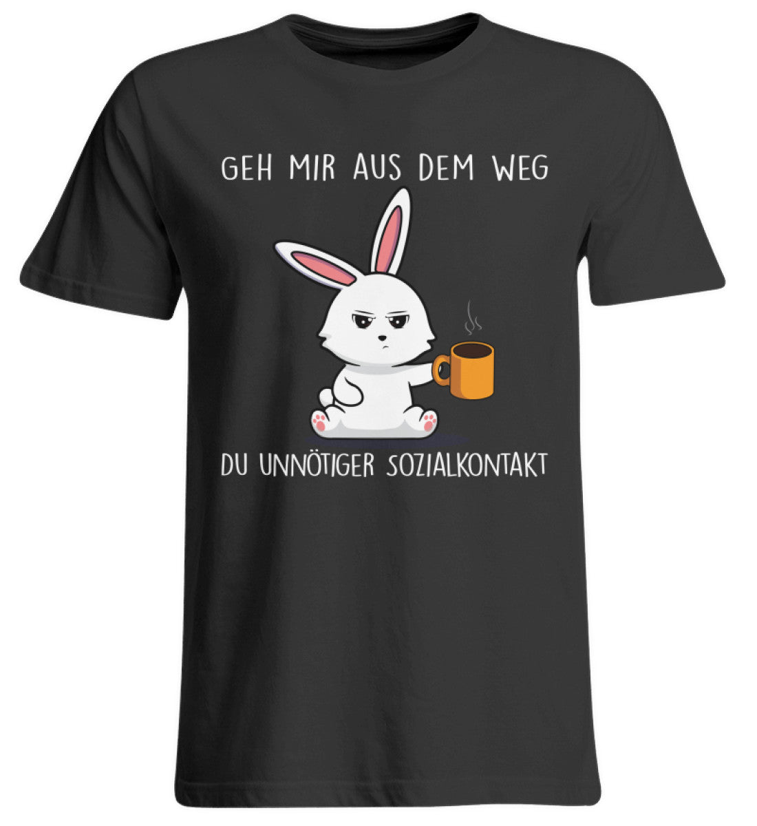 Vintage Cute Rabbit Shirt Men And Women Short Sleeve