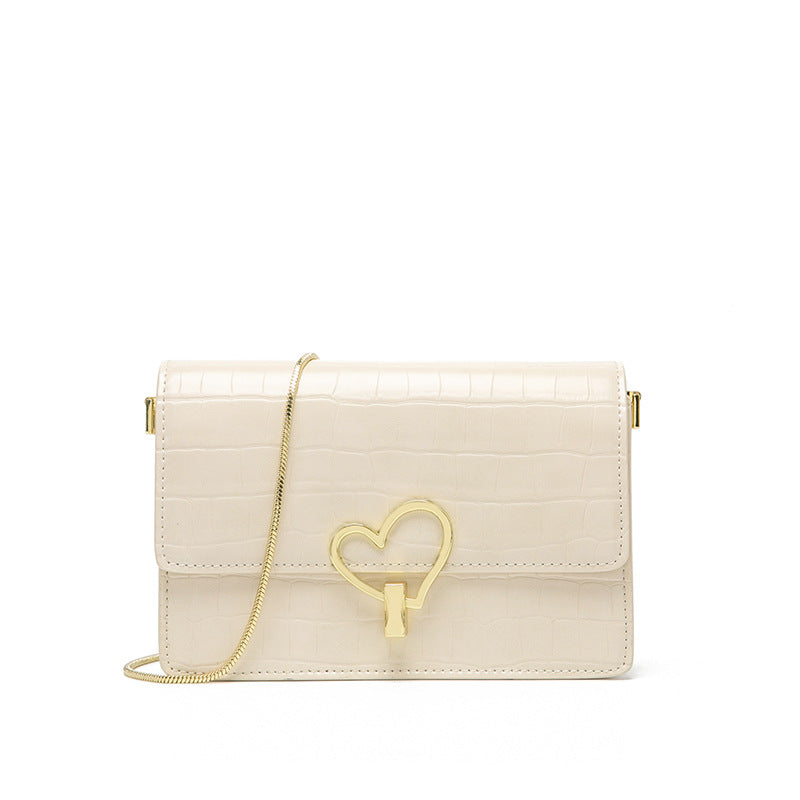 Women's New Fashion Chain Versatile Leather Messenger Bag
