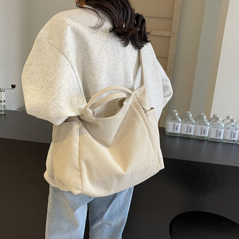 Corduroy Women's Fashion Shoulder Crossbody Bag