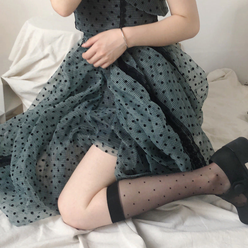 Transparent Calf Socks Jk White Socks Fashion