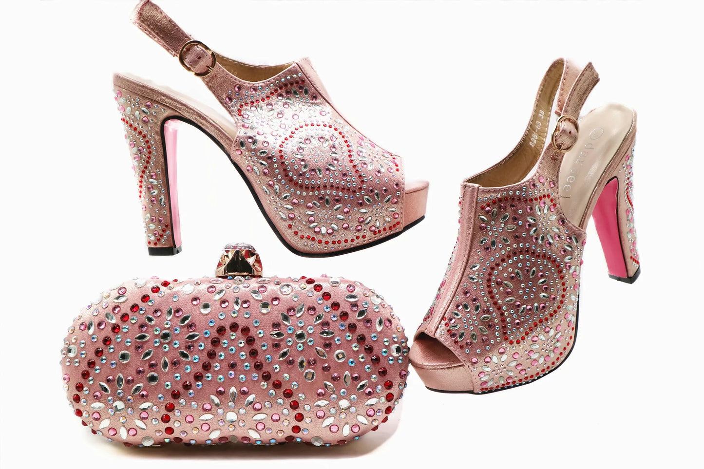 Western Style Shoes And Bag Set Summer
