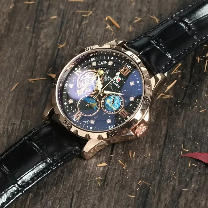 Large Dial Hollow Automatic Mechanical Watch