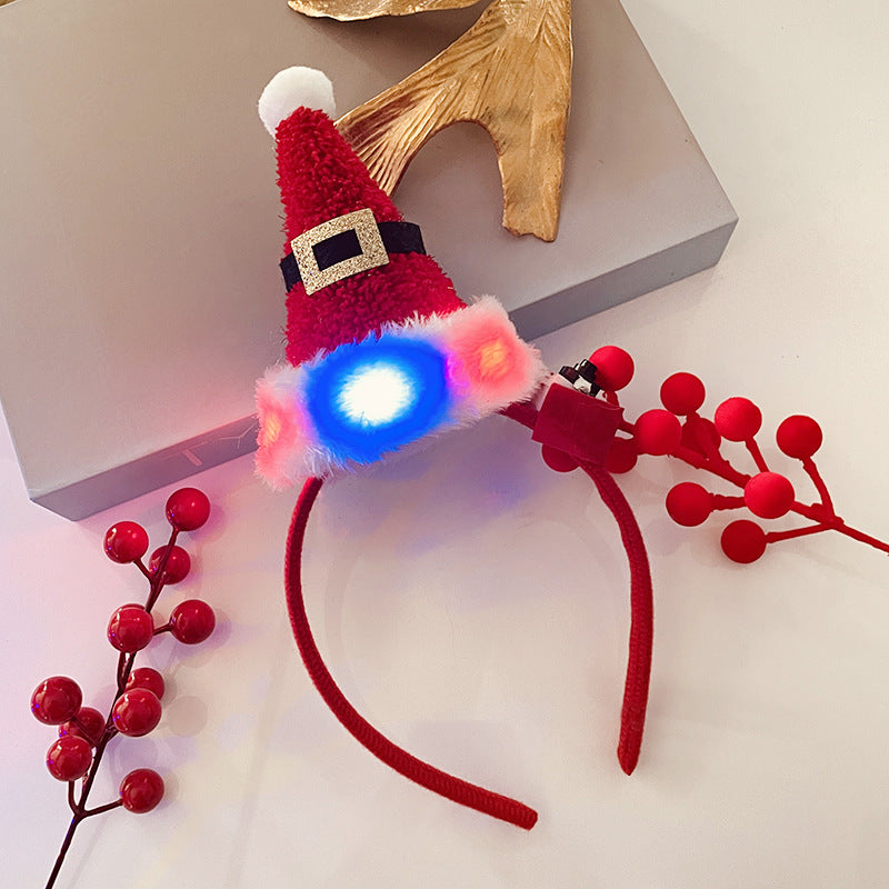 Christmas Antlers Hairband Decoration Plush