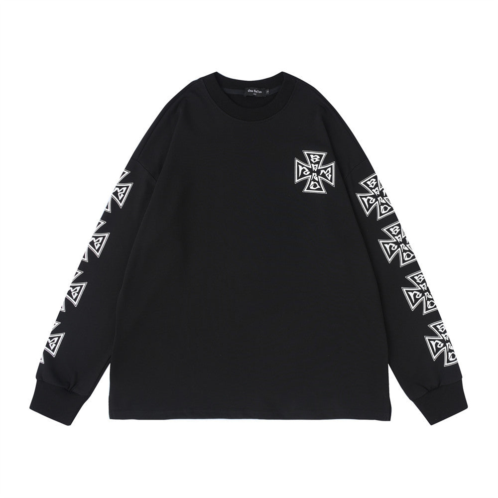 Løs afslappet pullover med designfølelse