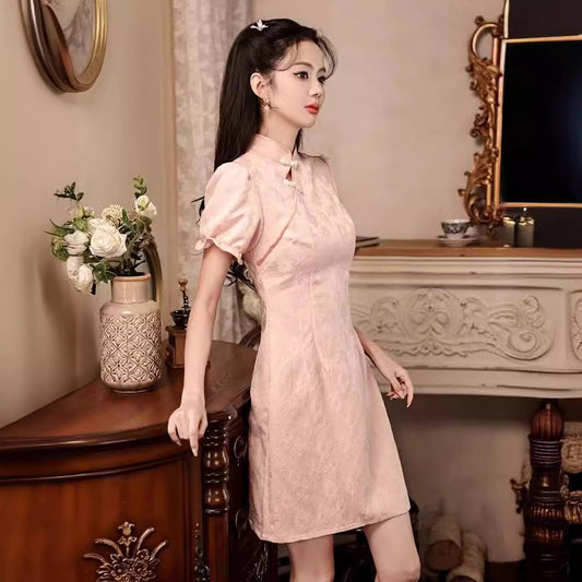 Womens Casual, Versatile Short Printed Dress