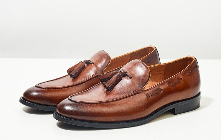 Business Casual Håndlavede Herresko i Ægte Læder