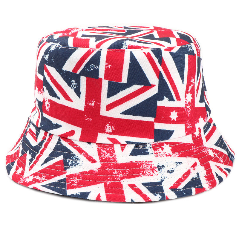 Printed Reversible Fisherman Hat Sun Hat