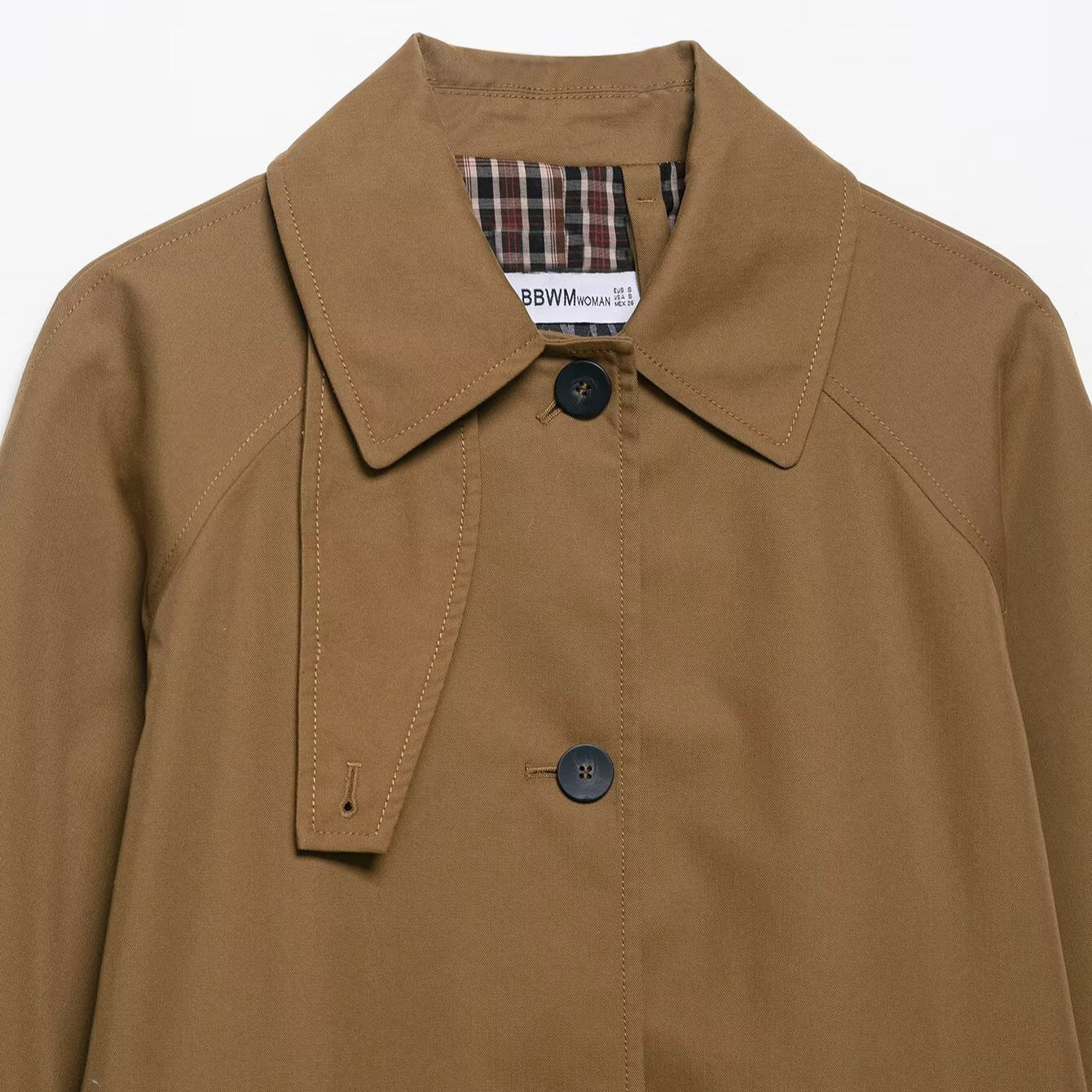 Dame casual mellemlang trenchcoat, der matcher alt