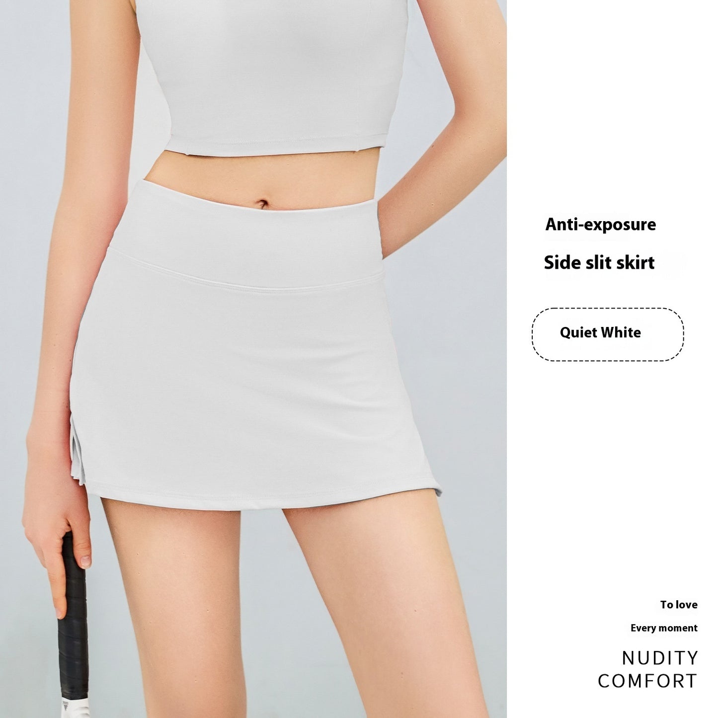 Anti-exposure Fake Two-piece Sports Mini Short Culottes