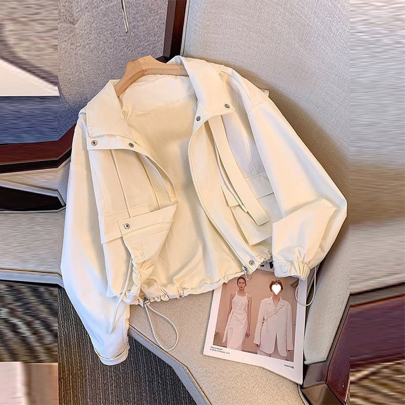 Loose Leisure Short Hooded Coat For Women