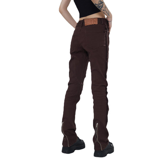 Commuter Casual Coffee Jeans Female