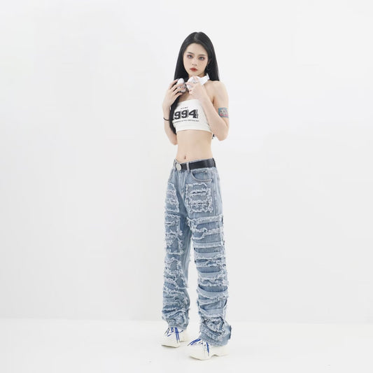 Women's Japanese Style Natural Waist Simple Pants