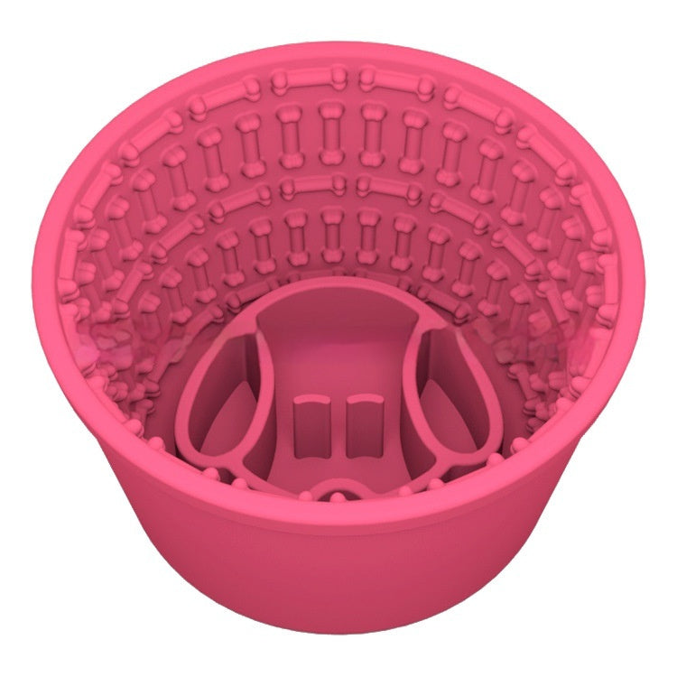Soft And Durable Silicone Dog Food Bowl Multi-purpose Design