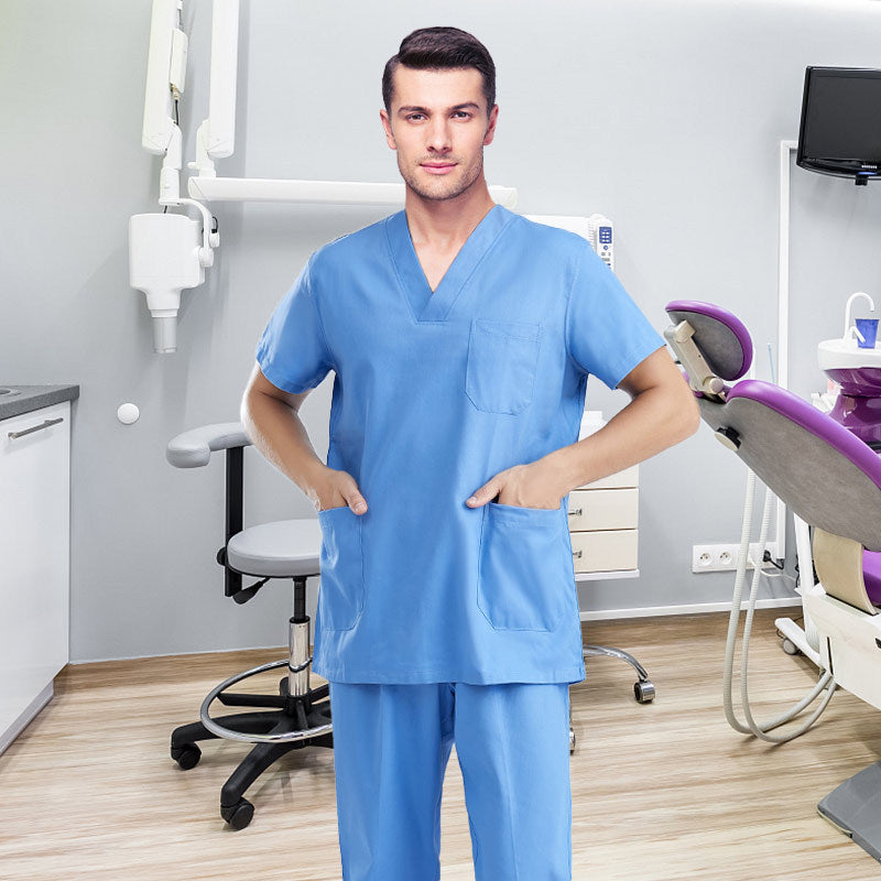 Short-sleeve Workwear For Doctors  Beauty Salons  And Dental Clinics