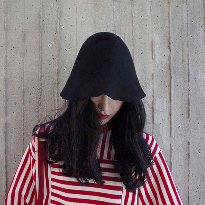 Bell-shaped Woolen Trendy All-match Woolen Hat For Women