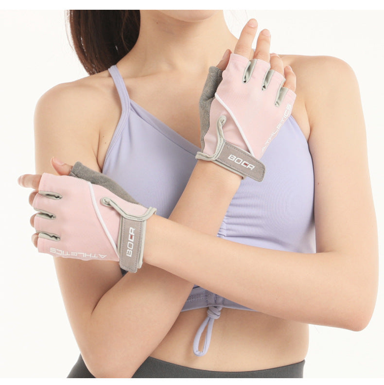 Lightweight Equipment Training Half Finger Dumbbell Non-slip Wear-resistant Fitness Gloves