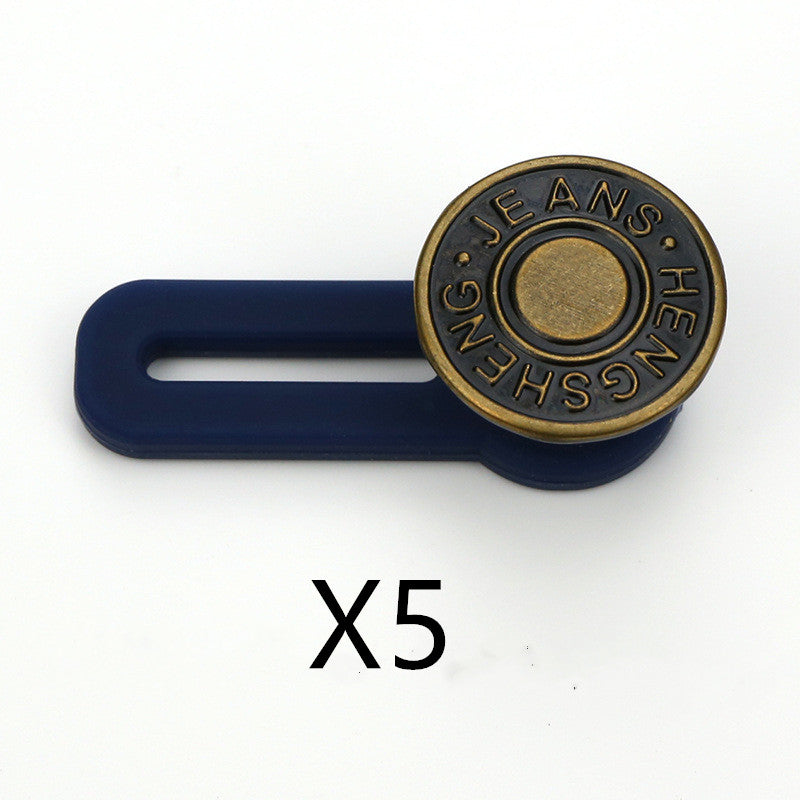 No Sew Jeans With Adjustable Expansion Waist Button