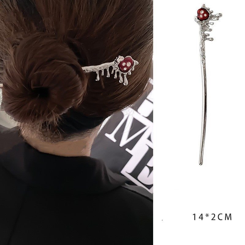 Moonstone Ancient Style Simple Female Fringed Hairpin