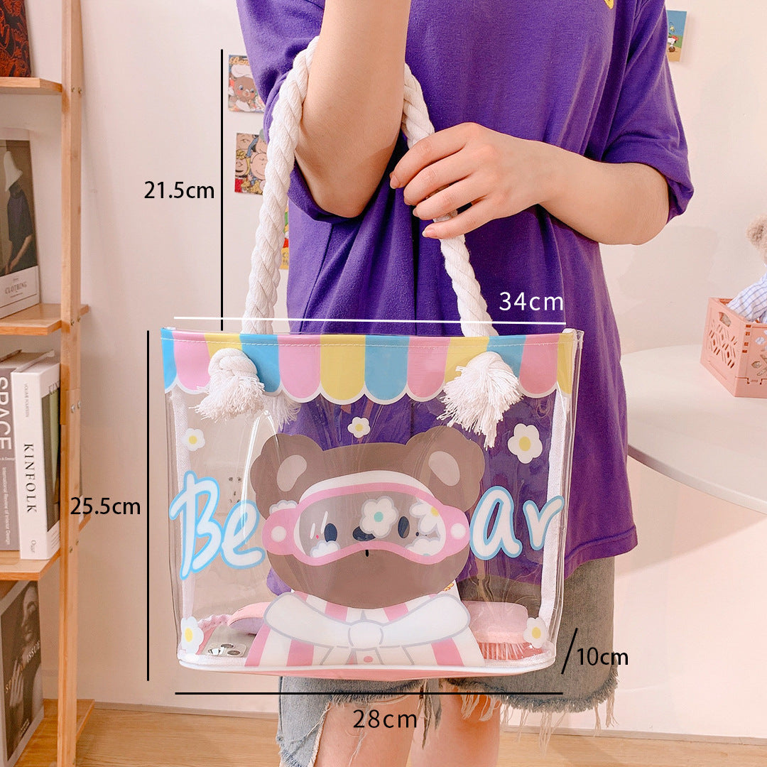 Cute Girly Heart Niche Waterproof Shoulder Bag