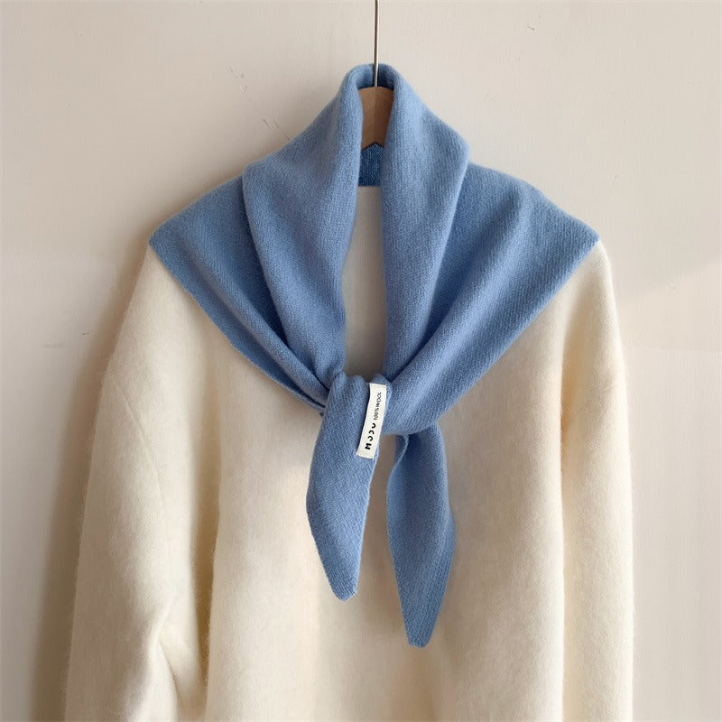Multi-functional Warm All-matching Triangular Binder Women's Scarf Knitted Scarf