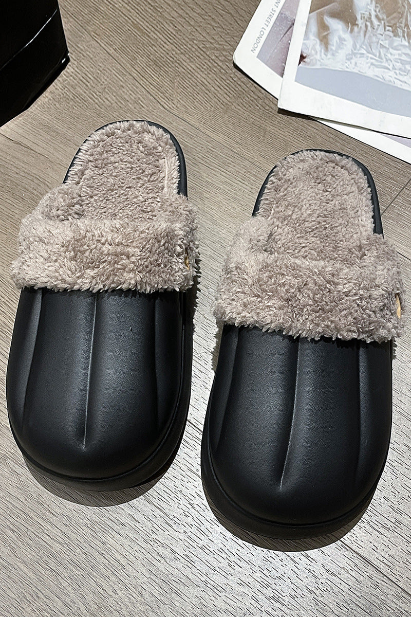 Couple Cotton Slippers Women's Home Waterproof Non-slip