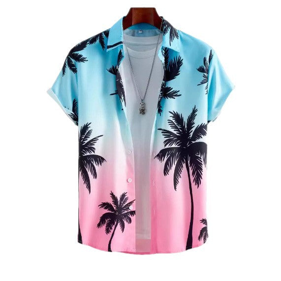 Printing Men's Short-sleeved Shirt