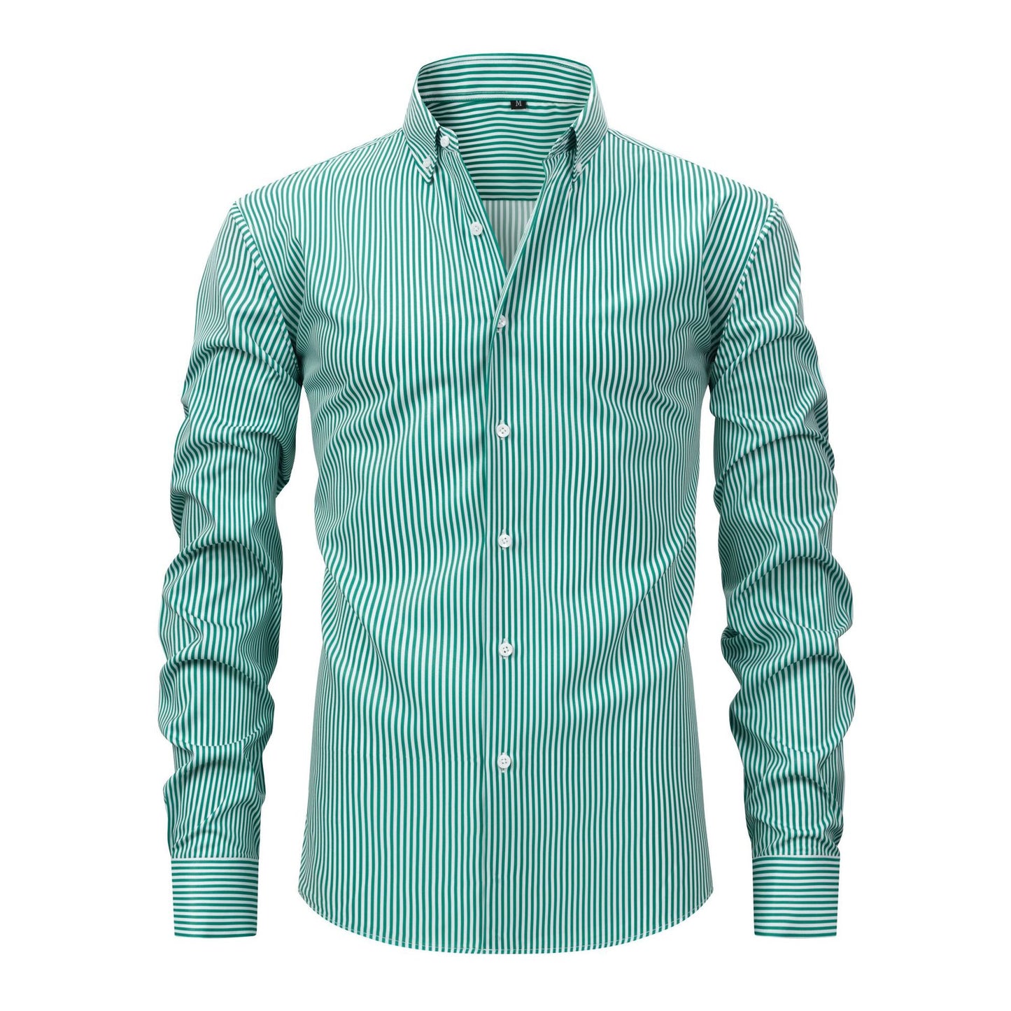 Four-sided Stretch Digital Printing Striped Long Sleeve