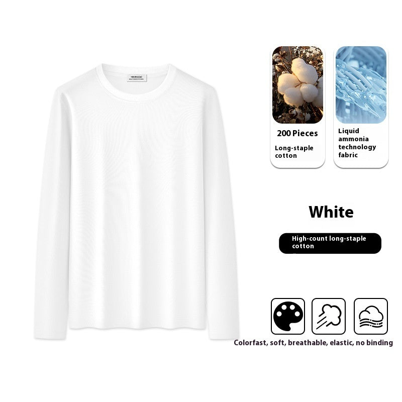 Eksklusiv enkel langærmet T-shirt til mænd