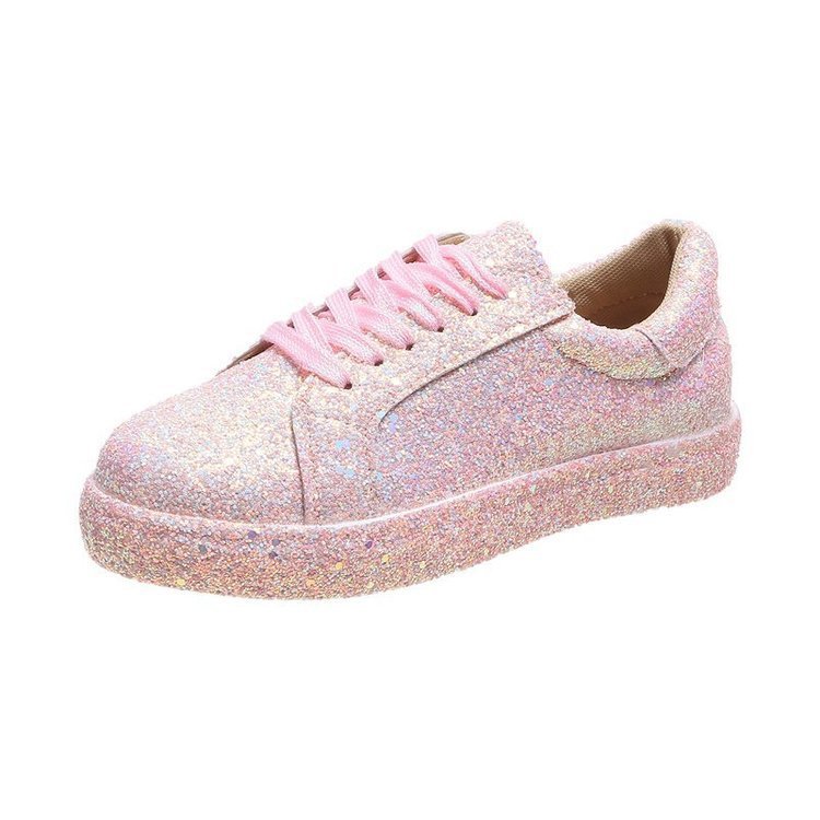 Spring New Large Size Lace-up Women's Shoes Flat-soled Students