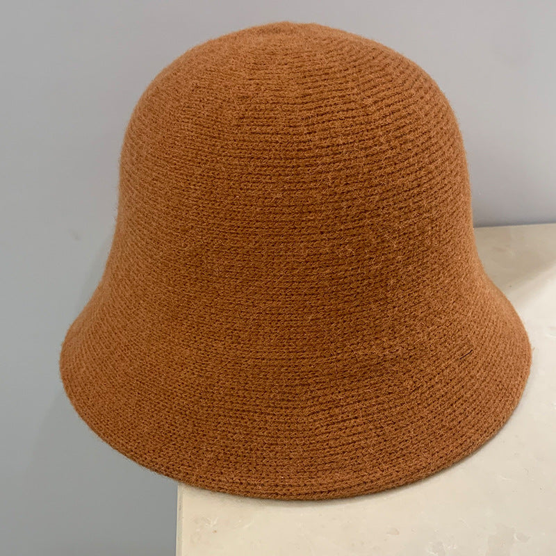 Women's Fashionable And Versatile Wool Knitted Fisherman's Hat