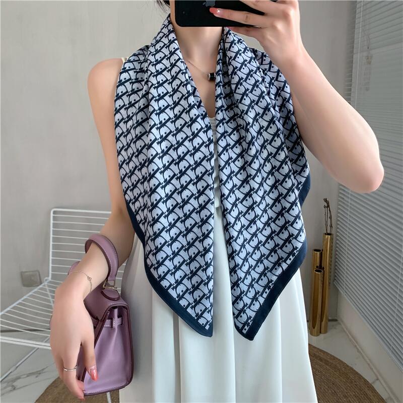 Fashion Home Color Leopard Twill Scarf