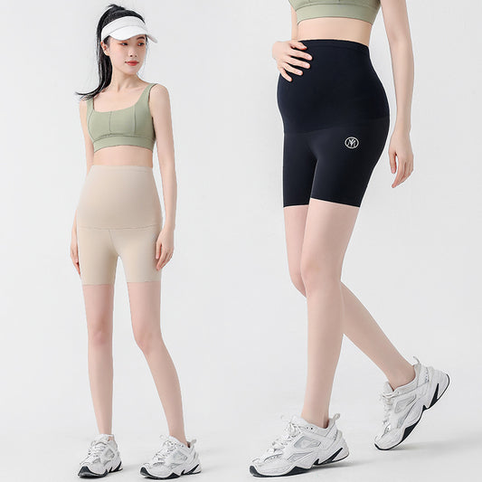 Pregnant Women's Safety Pants Thin Spring And Summer Outer Wear Seamless